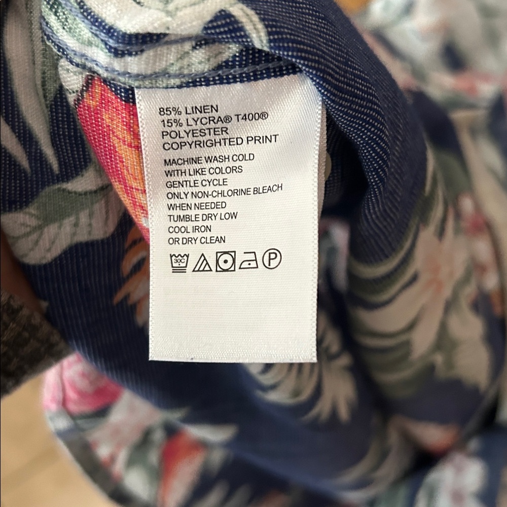 Tommy Bahama Men's XXL Linen Blend Barbados Breeze Beach‎ Coastline Long Sleeve - Picture 4 of 7